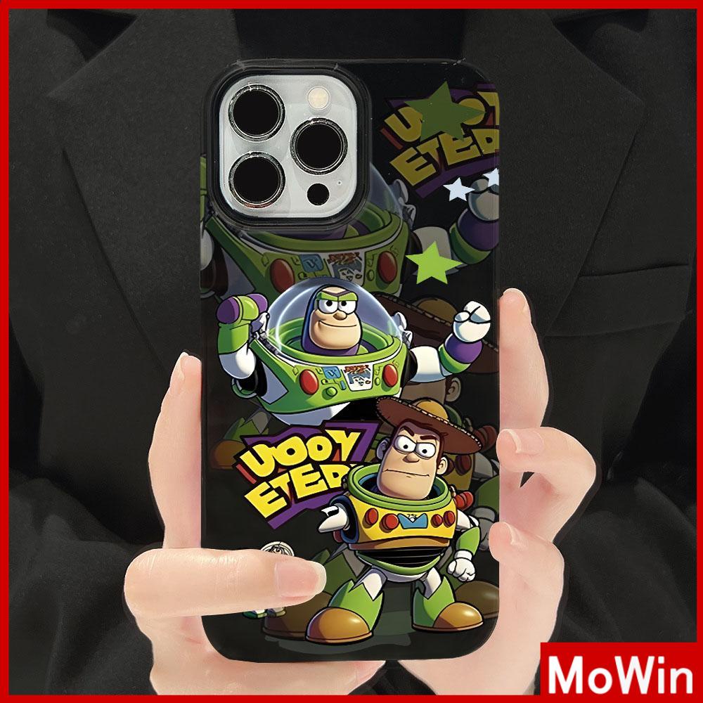Mowin - เข้ากันได้สำหรับ 15 เคสไอโฟน11 เคส iphone 11 TPU เคสกันกระแทกกล้องน่ารักการ์ตูนนักบินอวกาศเข้ากันได้กับ 14 13 12 PRO MAX XR XS 7 8 PLUS