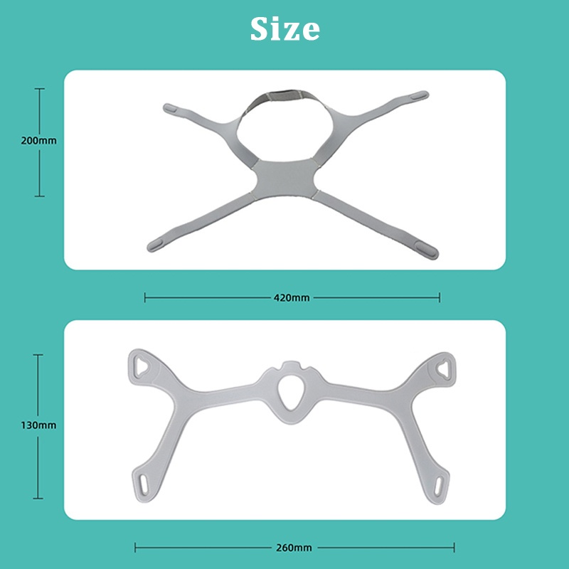 เครื่องช่วยหายใจ CPAP หมวก // โครงผ้า Wisp และ โครงหมวก // ภาวะหยุดหายใจขณะหลับ เครื่องช่วยหายใจทางจมูก หมวก // โครงผ้าคาดผมเอลฟ์ // โครงหมวก + โครง // ฝาครอบเฟสชิลด์รูปตัว Y // - รูปที่ 3