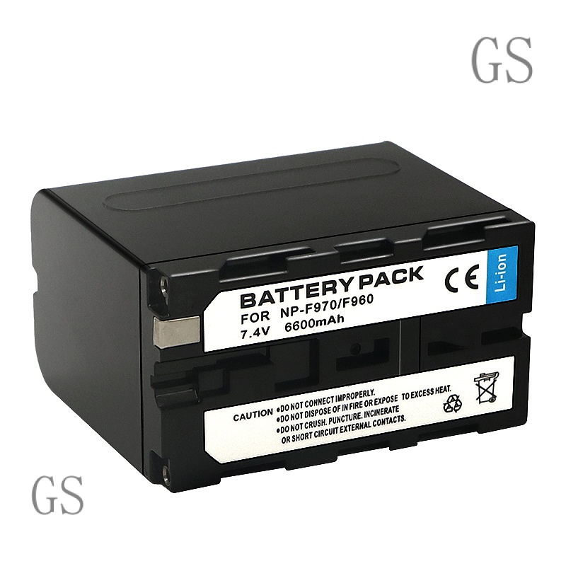 GS Applicable to Sony Sony Digital Camera Battery NP-F960 F970 Full Decoding Battery