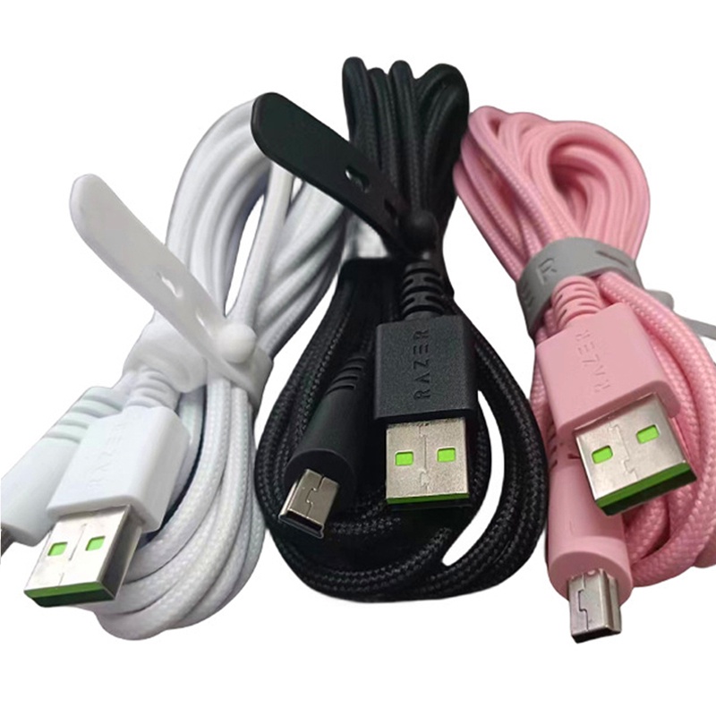คีย์บอร์ดแบบกลไกสายเคเบิลข้อมูล USB Power Adaptor Cable สําหรับ Razer BlackWidow Tournament Edition Chroma v2 TKL F
