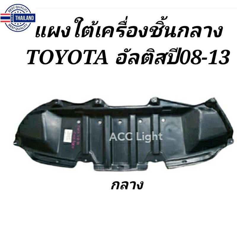 แผงใต้เครื่องTOYOTA Altis แผงใต้เครื่องอัลติสแผ่นกลาง year2008-2013