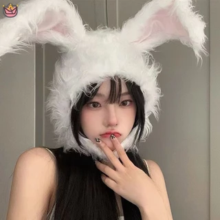 ที่คาดผมหูกระต่ายน่ารัก แบบสวมหัว ให้ความอบอุ่น สําหรับถ่ายภาพ YDEA yue