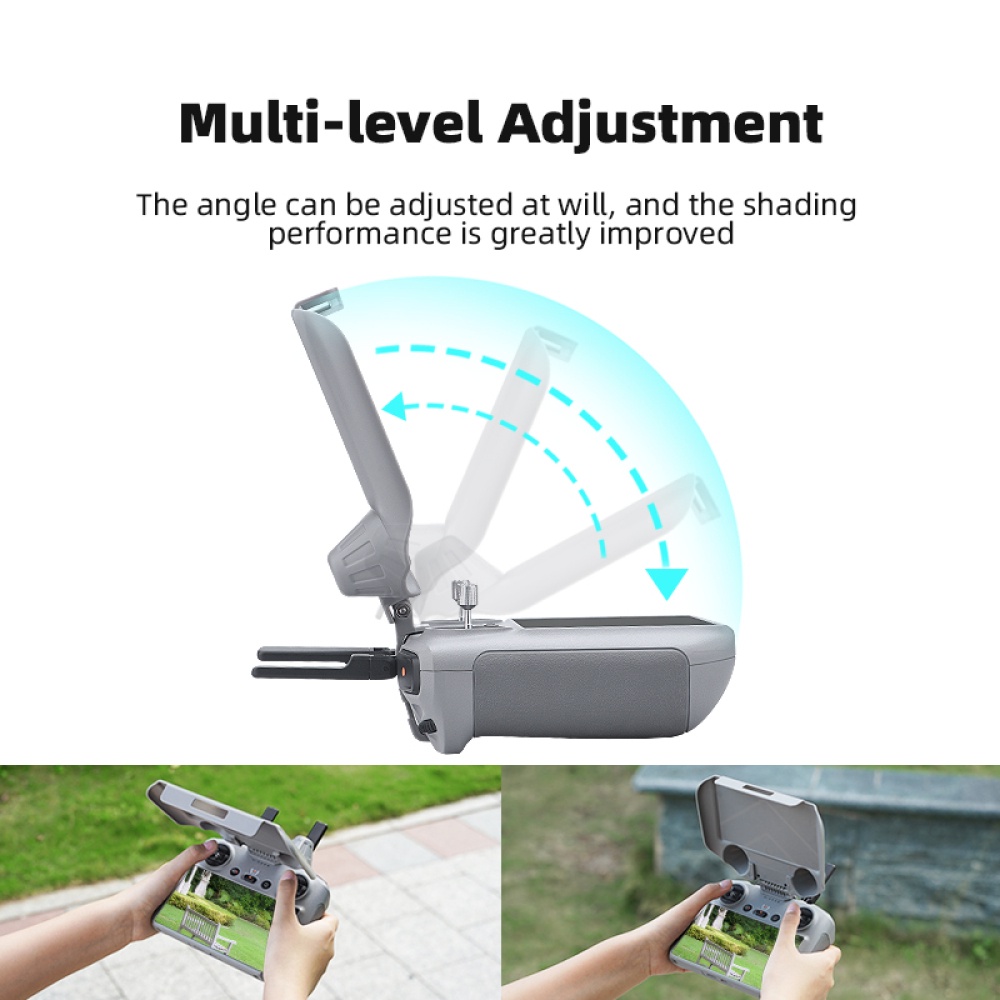 เข้ากันได้กับ DJI FLIP/ AIR 3S/ Mini 4 Pro/AIR 3 RC2 พร้อมฝาครอบรีโมทคอนโทรลหน้าจอ AIR3 sun shade RC2 light shield อุปกรณ์เสริม