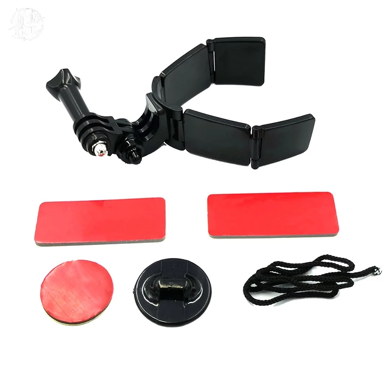 WL| หมวกกันน็อคแบบเต็มหน้า Chin Mount Holder สําหรับ 11 10 9 8 7 Insta360 สายคล้องกล้อง Flodable ด้านหน้า Chin Mount อุปกรณ์เสริมใหม่ thumbnail 4