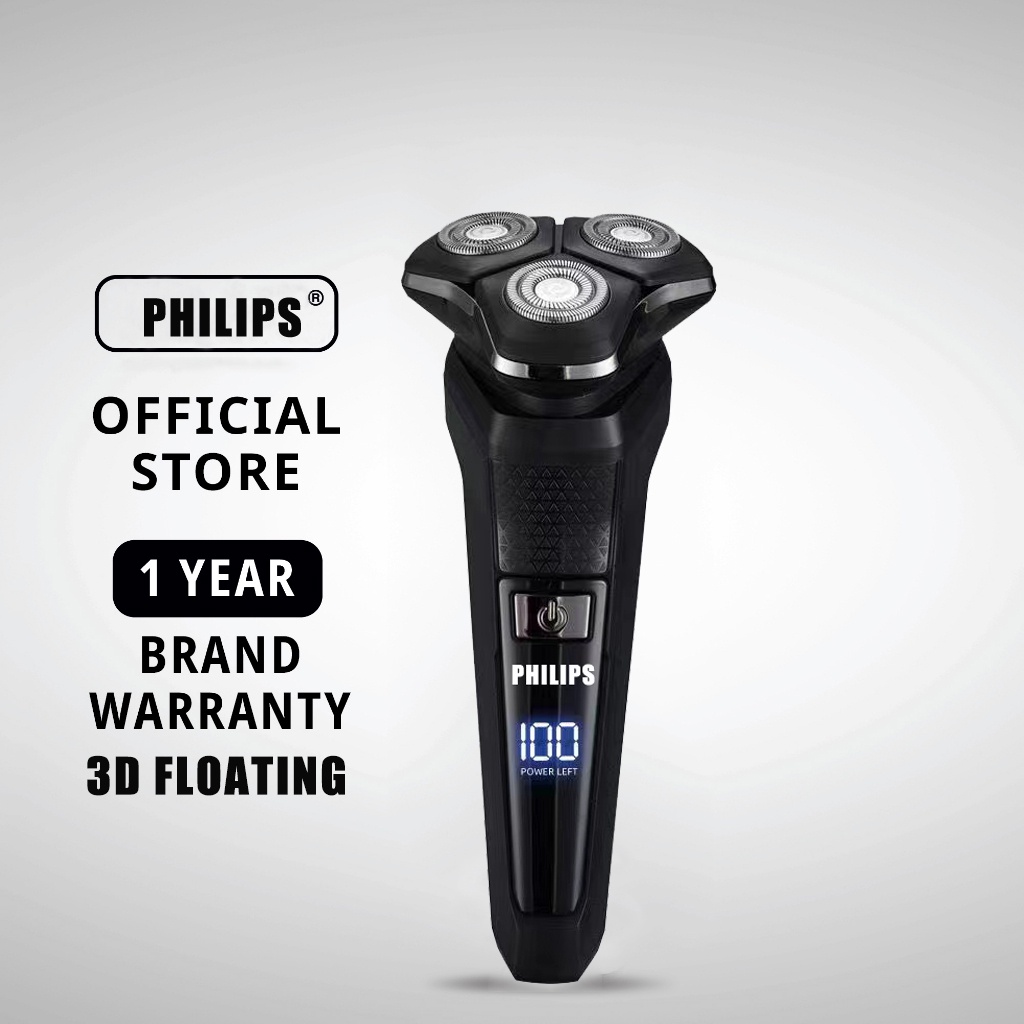 gh PHILIPS 3D Floating Shaver Electric Shaver Convenient Charging Shaver hj