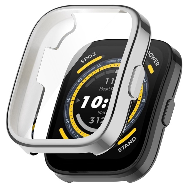 เคสสมาร์ทวอทช์+สาย amazfit bip5 สายนาฬิกาข้อมือ สเตนเลสสตีล สําหรับ Amazfit Bip 5 Bip5 Smart Watch Strap