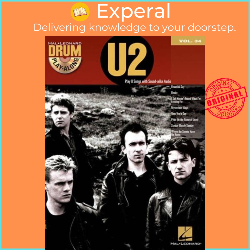 U2 - Drum Play-Along Volume 24 โดย (ฉบับสหราชอาณาจักรปกอ่อน)