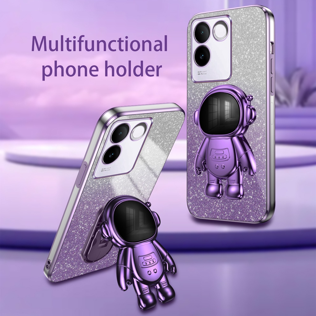 เคส VIVO V29E 5G VIVO V29 5G VIVO V29 pro VIVO Y100 5G เคสซิลิโคนนิ่ม ลายนักบินอวกาศ กันตก สําหรับ V