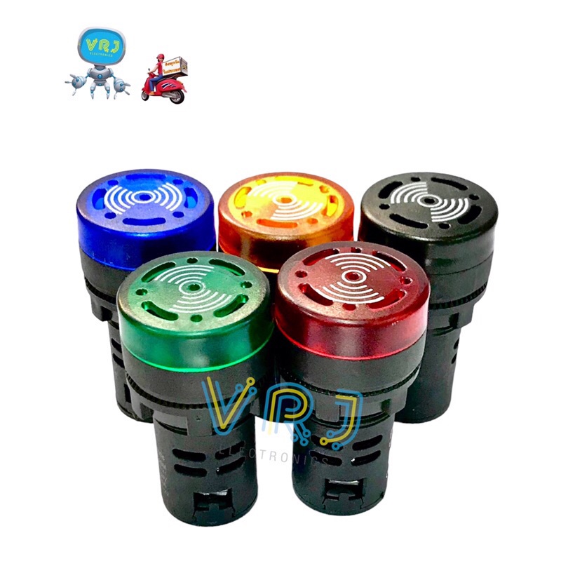Buzzer AD16-22SM บัซเซอร์อารามเสียงเตือน ขนาด 22mm (Buzzer and Alarm)