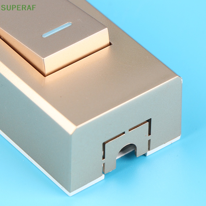 SUPERAF 1 PC 1 Gang 2 Way Surface Mount Wire การติดตั้งข้างเตียงเปิด/ปิดแผงควบคุมแผงโคมไฟติดผนังร้อน - รูปที่ 2
