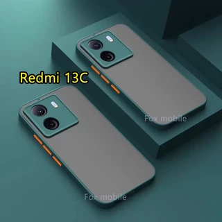 Redmi A3 Redmi 13C 14C 12C 13 4G A1 A2Plus เคสขอบสี ผิวด้าน เคสกันกระแทก สำหรับตรงรุ่น ซิลิโคนแข็ง เคสโทรศัพท์ 025
