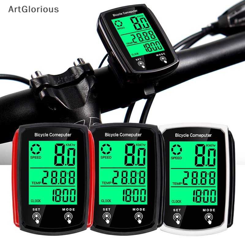 เครื่องวัดความเร็วจักรยาน และมาตรวัดระยะทาง แบบมีสาย กันน้ํา พร้อมหน้าจอ LCD N