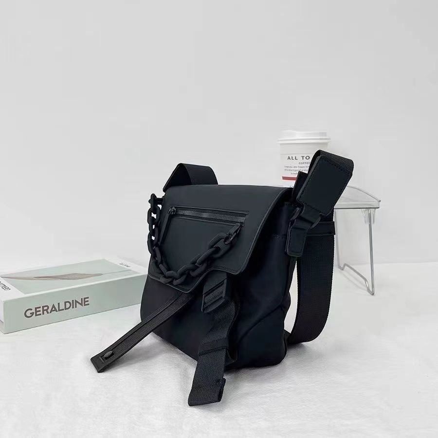Zara2023 ใหม่ กระเป๋าสะพายไหล่ สะพายข้าง สายโซ่ ความจุขนาดใหญ่ แฟชั่นสําหรับผู้ชาย