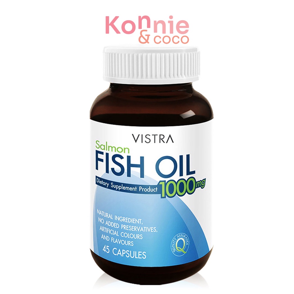Vistra Salmon Fish Oil 45 Capsules.