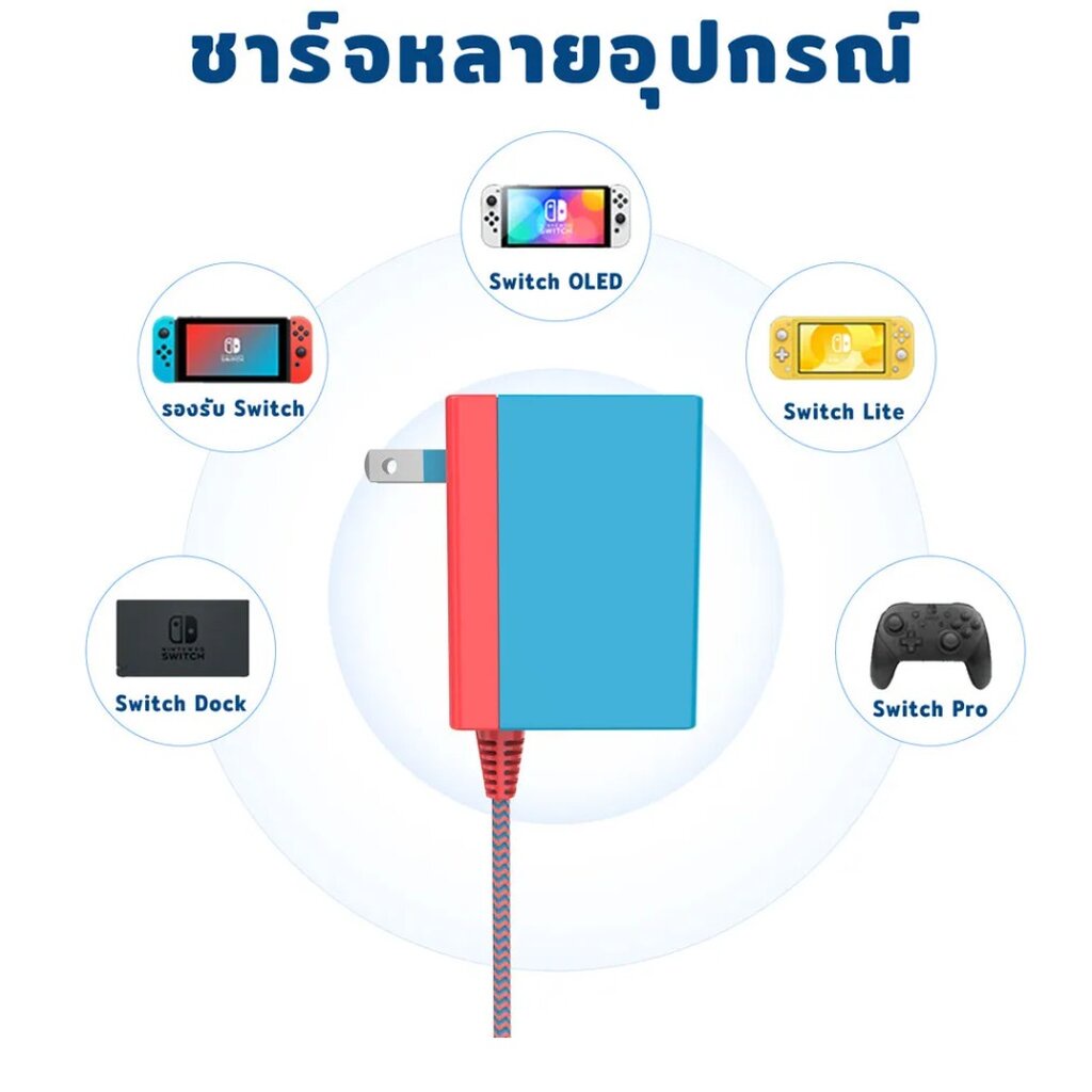 สาย HDMI ใช้แทน DOCK พกพาสะดวก สำหรับเครื่องเกม Nintendo Switch รองรับ 4K 100W PD