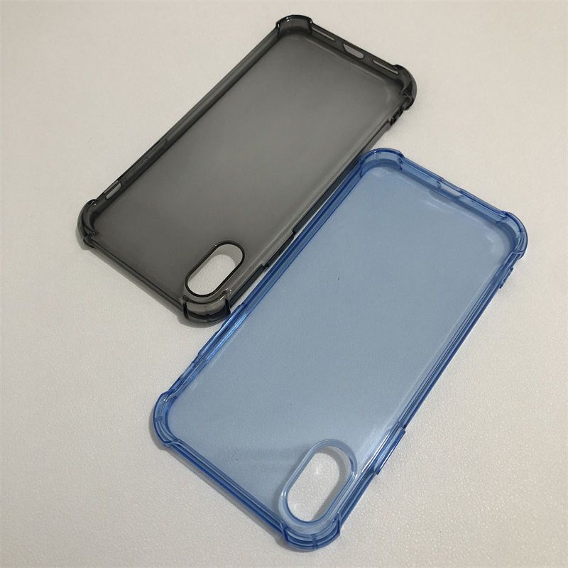 เคสโทรศัพท์ซิลิโคน TPU แบบนิ่ม กันกระแทก ป้องกันสี่มุม สําหรับ Iphone X XS Max XR 7 8 Plus
