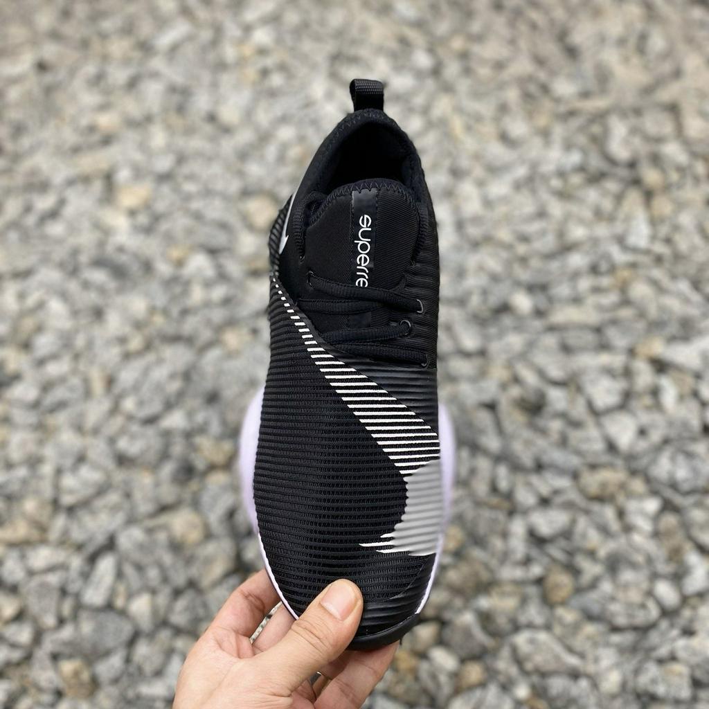 Nike Air Zoom Superrep Air Cushion Runner Marathon Series โบว์น้ำหนักเบา รองเท้าผ้าใบสำหรับคนรักผู้