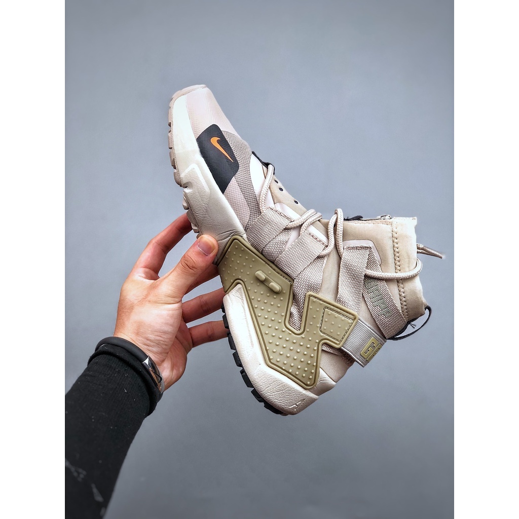 Nike Air Huarache Gripp sail Wallace drift 6 original รองเท้าวิ่ง มีซิป แฟชั่น