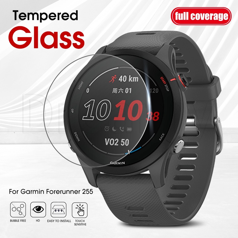 ฟิล์มกระจกนิรภัยกันรอยหน้าจอ HD แบบใส บางพิเศษ กันน้ํามัน สําหรับ Garmin Forerunner 255 1 ชิ้น