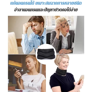 【HOT SALE】ที่พยุงคอแก้นอนกรนระบายอากาศปรับได้