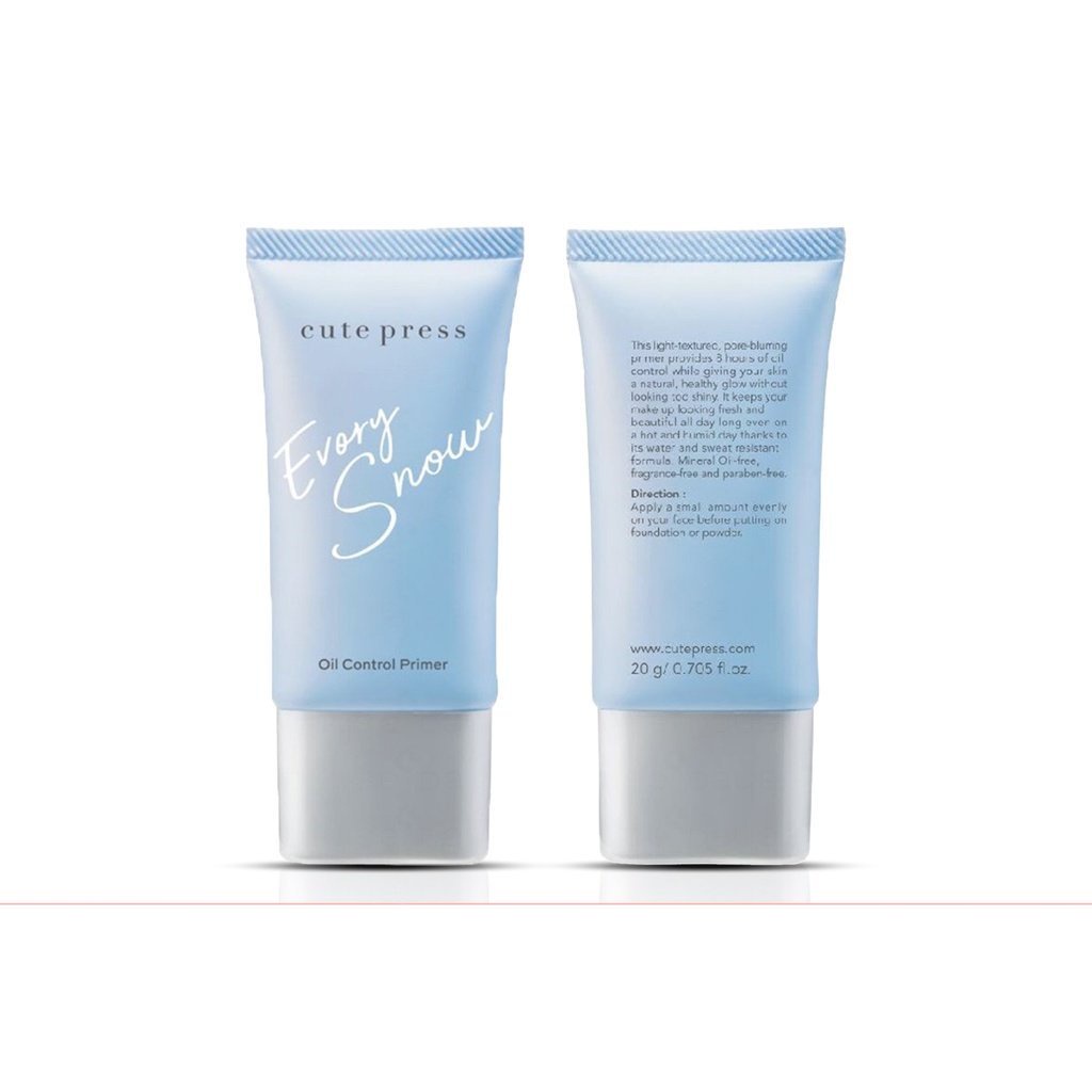 ของแท้·ส่งด่วน·ถูก Cute Press Evory Snow Oil Control Primer #75305 : cutepress คิวท์เพรส อิเวอร์รี่ สโนว์ ไพร์เมอร์