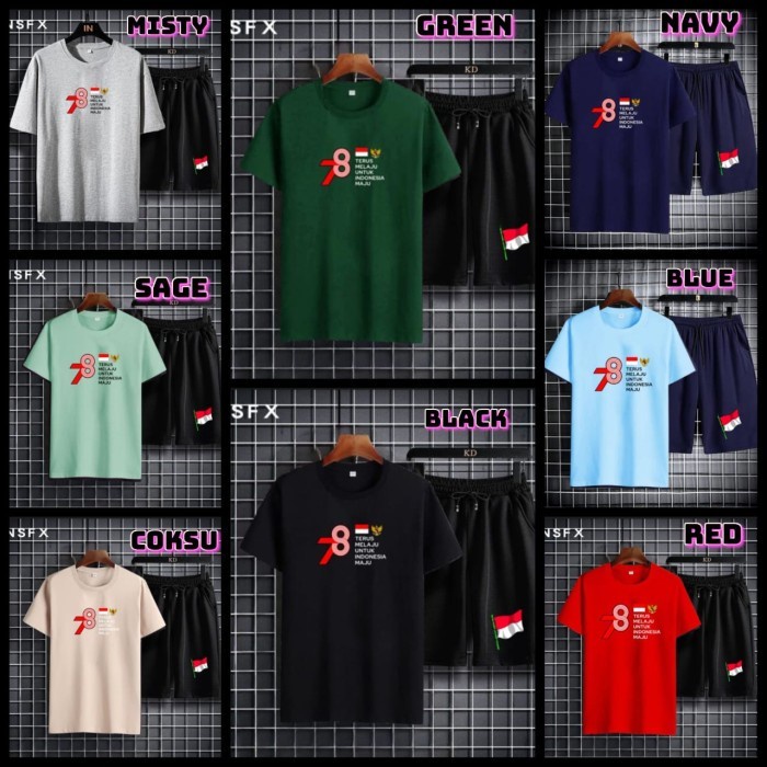 Toko88id - ชุดสูทผู้ชาย One Set 2 in 1 Adult 78th INDONESIA Maju - TLS WRNNYA, L