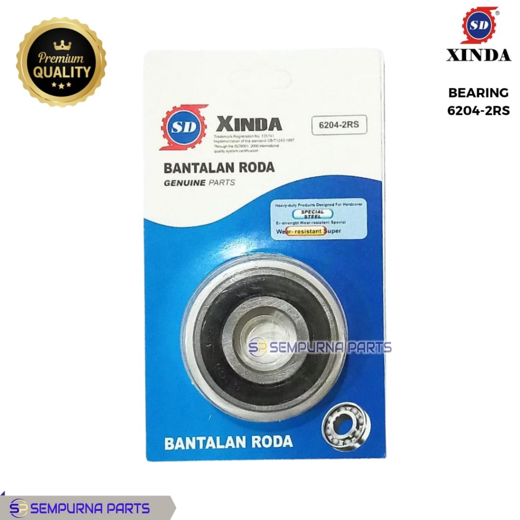 BEARING/LAHER 6204 2RS - XINDA