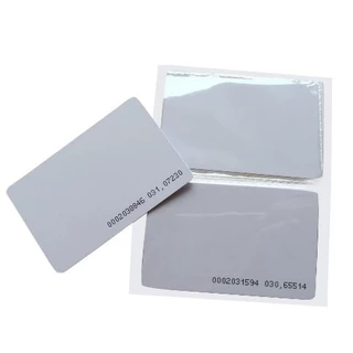 บัตรคีย์การ์ด คลื่นความถี่125 KHz. RFID Card 10/50ชิ้น ID Card แบบก็อปปี้ไม่ได้