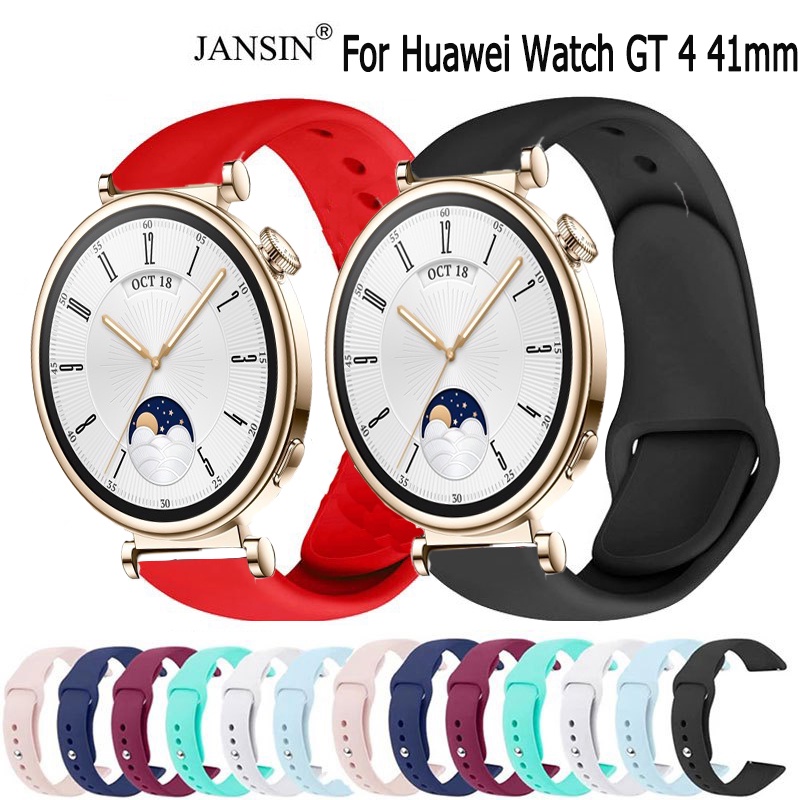 สาย smart Huawei Watch GT 4 41mm สายนาฬิกาข้อมือซิลิโคนสําหรับ สําหรับ huawei watch gt4 41mm สมาร์ทวอทช์
