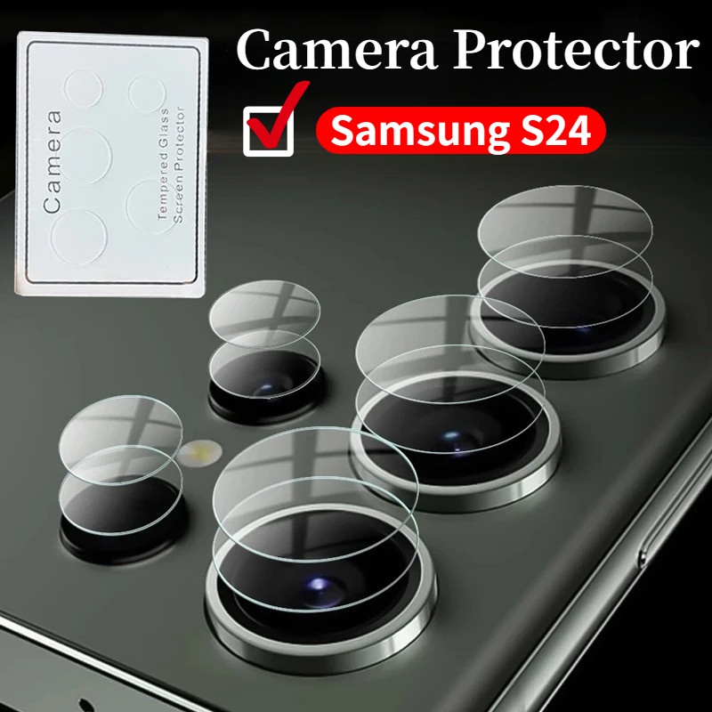 3PCS Clear Camera Lens Protective Film For Samsung Galaxy S 24 S24 S23 S22 Ultra Plus FE S24+ S24Ult