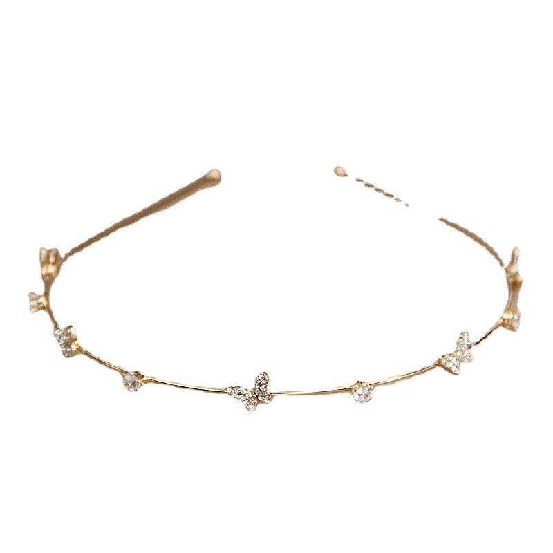 มาโรโปลี [คลังสินค้าพร้อม] ที่คาดผมสไตล์เจ้าหญิงผีเสื้อสไตล์เกาหลีสไตล์ใหม่ซุปเปอร์นางฟ้าอารมณ์ที่คาดผมฤดูร้อนออกนอกบ้านเครื่องประดับผมผู - รูปที่ 7