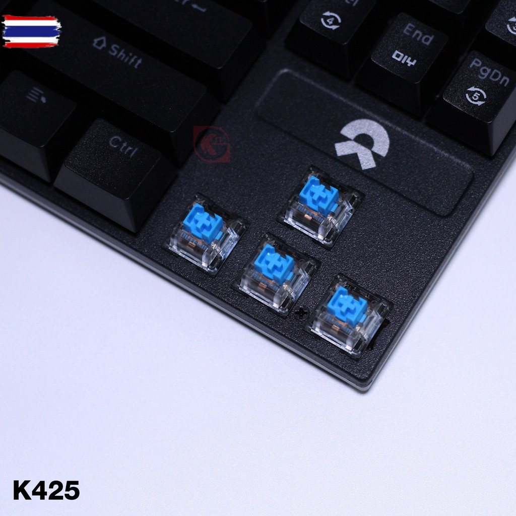 คีย์อร์ดเกมมิ่ง OKER K425 TKL Blue Switch Mechanical