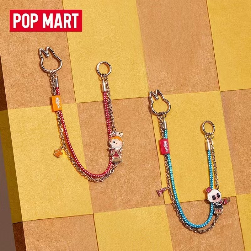 Popmart Bubble Mart The Monsters Chess Basic Series Blind Basic Box Pendant อุปกรณ์ต่อพ่วง Labubu