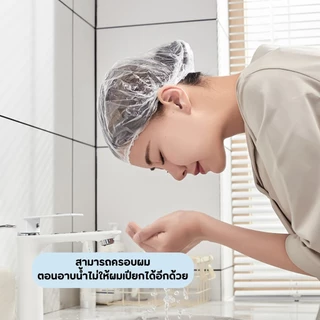 ถุงพลาสติกคลุมอาหารยืดหยุ่น ถุงครอบอาหาร กันแมลง กันฝุ่น 100ชิ้น/แพ็ค