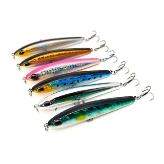 Outkit ใหม่ Sinking ดินสอ Lure น้ําจืดดําน้ําประดิษฐ์ Trembling เหยื่อปลอมสําหรับปลาเทราท์ Pike Perch Tackle Creek Wobblers