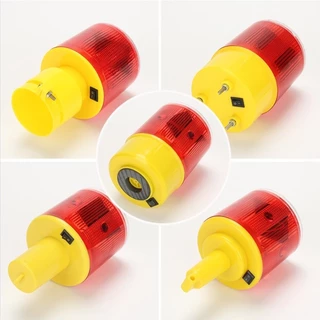 [พร้อมส่ง] ใหม่!! ไฟเตือน ไฟเตือนกรวยจราจร ไฟฉุกเฉิน พลังงานเเสงอาทิตย์ ไฟกระพริบ แสงสีแดง LED 3หลอด ลดอุบัติเหตุ