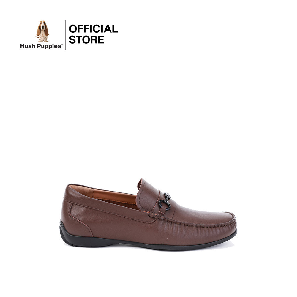 Hush Puppies รองเท้าผู้ชาย รุ่น HP 8HCFB1564F - สีน้ำตาล (รองเท้าลำลองหนังแท้ แบบสวม)
