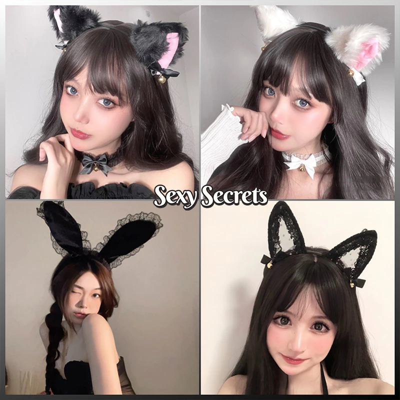 Sexy secrets⚜️⚜️เครื่องประดับแฟชั่น🐱หูแมว🐰กระต่ายหู สไตล์ที่แตกต่าง หลากสี พร้อมส่งจากไทย