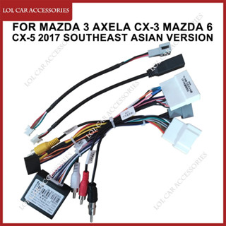 สายไฟ Android Canbus สําหรับ Mazda 3 Axela CX-3 Mazda 6 CX-5…