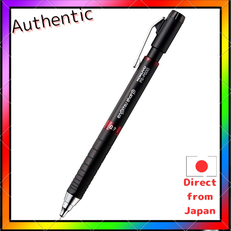 KOKUYO Mechanical Pencil Sharp Type Mx Metal Grip 0.9mm Red PS-P500R-1P