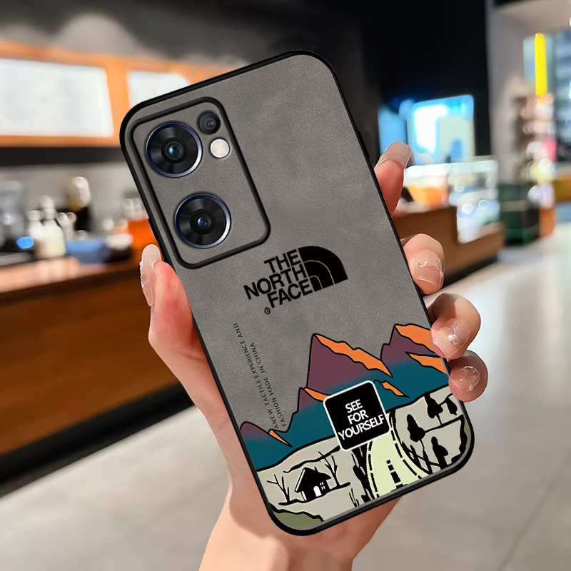 เคส เคสโทรศัพท์ OPPO Reno 7 5g กันลื่นและกันกระแทก ขอบนุ่ม ลายหนัง ปกป้องด้านหลัง ybpjzgl01