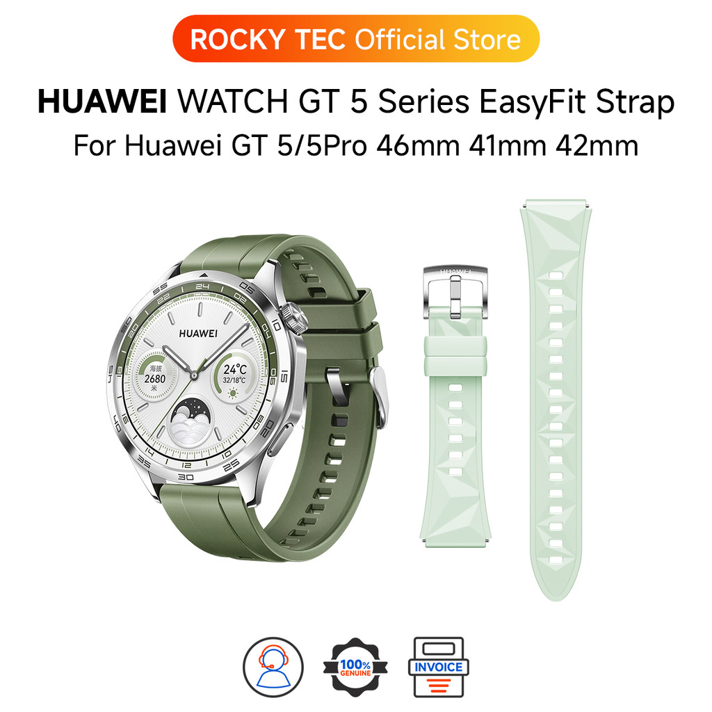 HUAWEI WATCH GT 5 Series EasyFit Strap 18/22 มม. สายซิลิโคน HUAWEI GT5 / GT5Pro 41 มม.42 มม.46มม. สายรัดข้อมือกีฬา