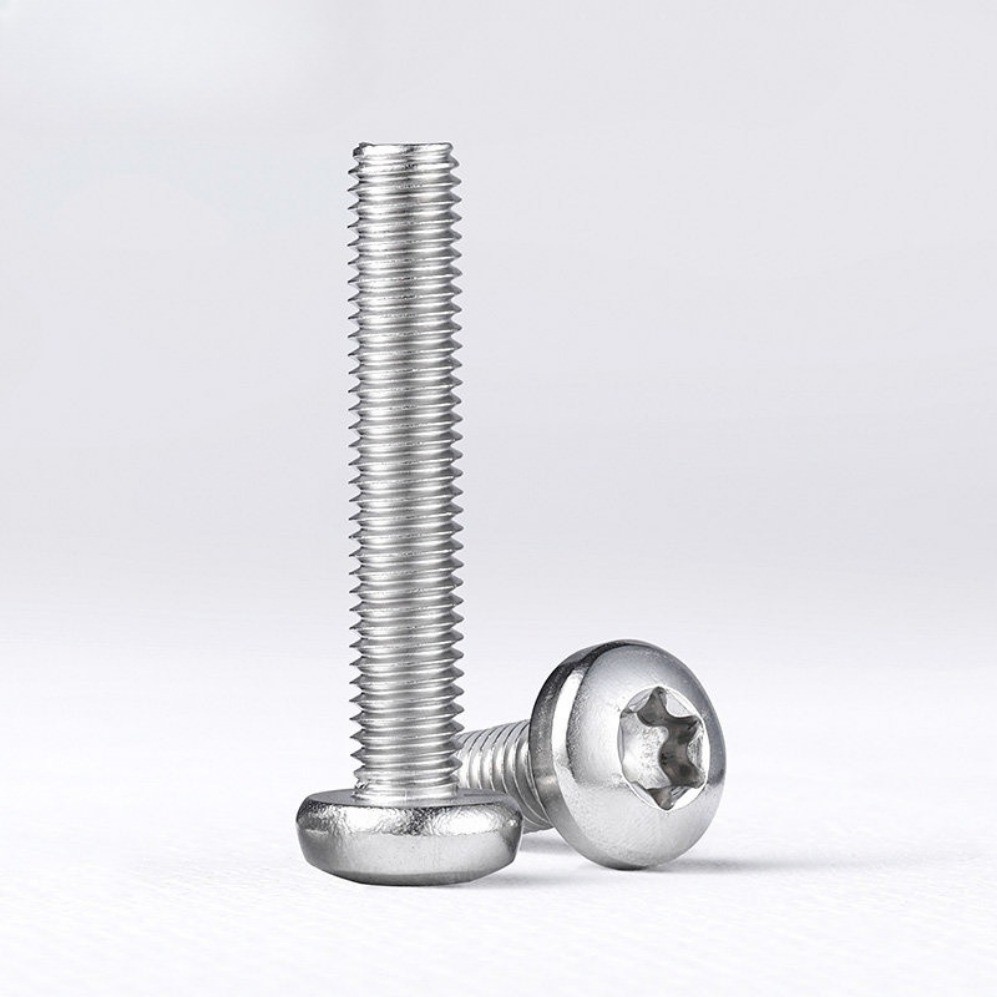 น็อต หัวกลมจม ดาว ท็อกซ์ แกนเดือย สกรู 304 สกรูเครื่องหัวกระทะ Hexalobular Socket Button Head Screws TORX สแตนเลส M5/M6/M8/M10 * L6-100MM (ZYX-DP-TH-2-S) ราคา ถูกที่สุด ดีลบีเคเค แกลเลอรีภาพที่ 6