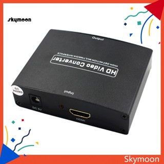 Skym* อะแดปเตอร์แปลงเสียงวิดีโอ HD 1080P HDMI เป็น 5 RCA RGB YPbPr R/L