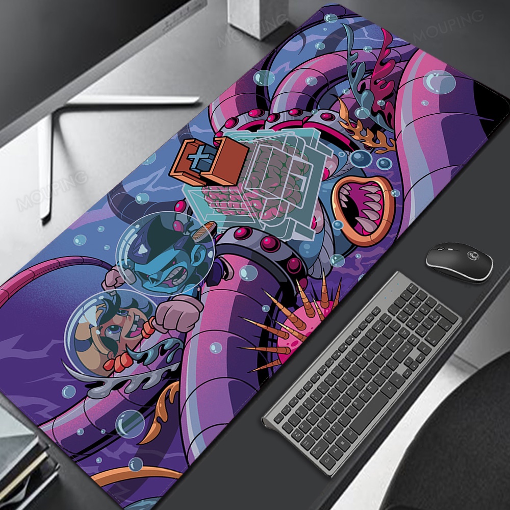 Iconic Blitz X Skullface Midnight Dive Deskmat / Mousepad - Speed Pro Deskmat 900x400x4m Mousepad พร