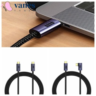 Vanes1 สายชาร์จ USB 4.0 20Gbps 20V 5A 100W ชาร์จเร็ว 0.5-3 เมตร