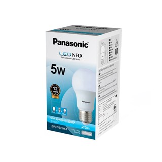 Panasonic หลอด LED 5W/470LM สีเดย์ไลท์   LDAHV5DH6T