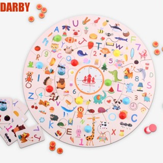 Darby Find Picture Puzzle Toys, Jigsaw Busy Board, Creative Montessori Toys Memory Board Game ของเล่นสําหรับเด็ก