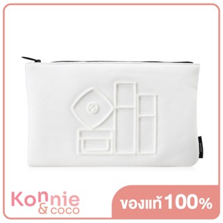 Chanel Skincare Bag #White ชาเนล กระเป๋าใส่เครื่องสำอางสีขาวเรียบหรู.