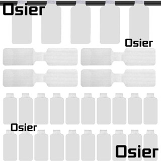 Osier1 ป้ายแท็กสายเคเบิล มีกาวในตัว สีขาว คุณภาพสูง สําหรับสํานักงาน 60 ชิ้น